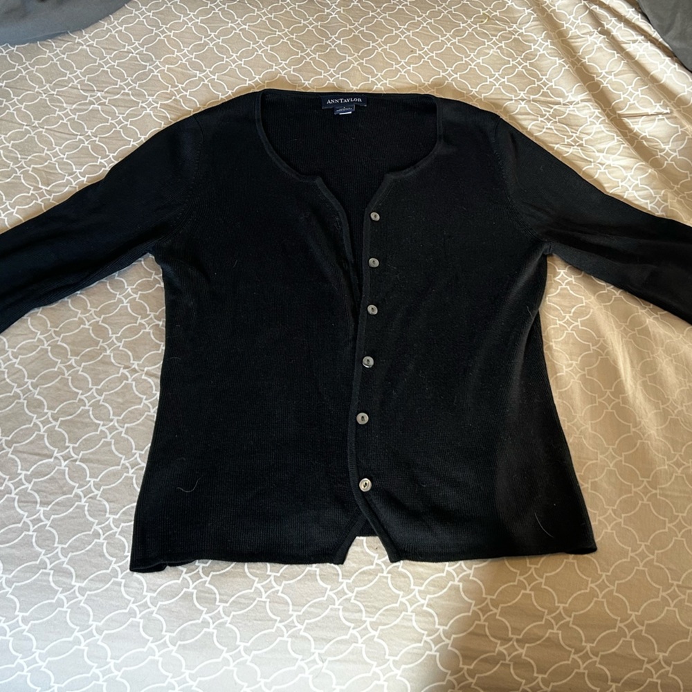 Ann Taylor Silk Cardigan